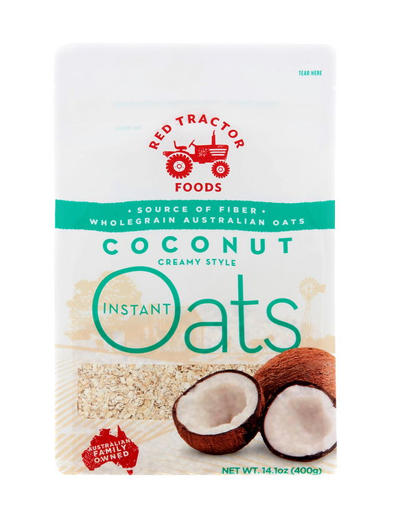 Red Tractor Coconut Instant Oats (400g)