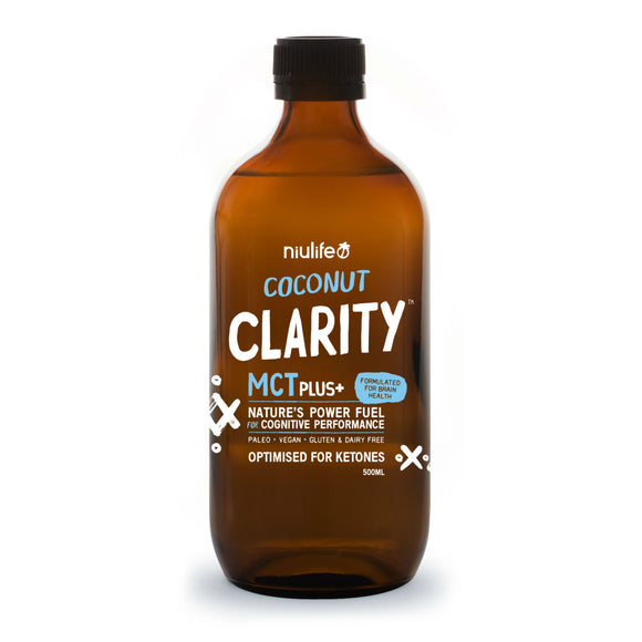 Coconut Clarity MCT Plus+ - 500ml Glass Bottle (Limited Time Only!) - mrs-free-singapore