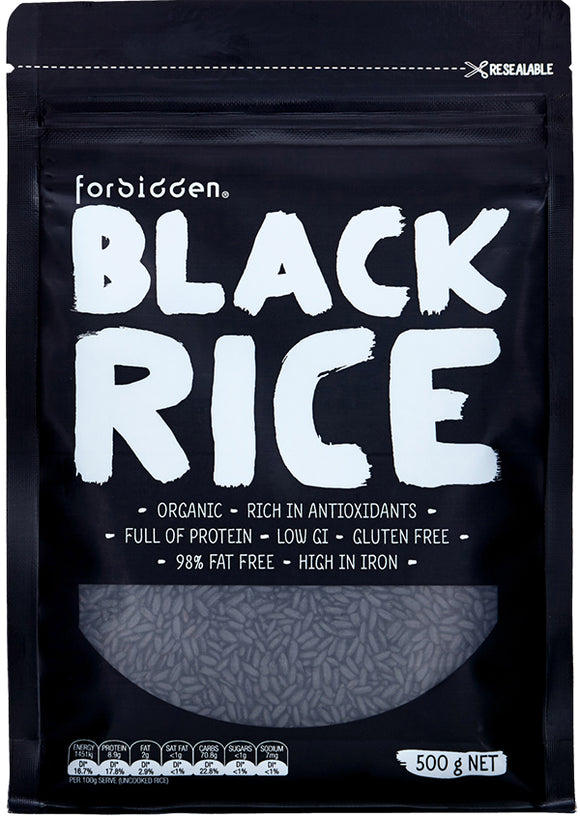 (6 X 500g) Forbidden Foods Organic Black Rice (Non-GMO) (500g)Free Shipping! - mrs-free-singapore