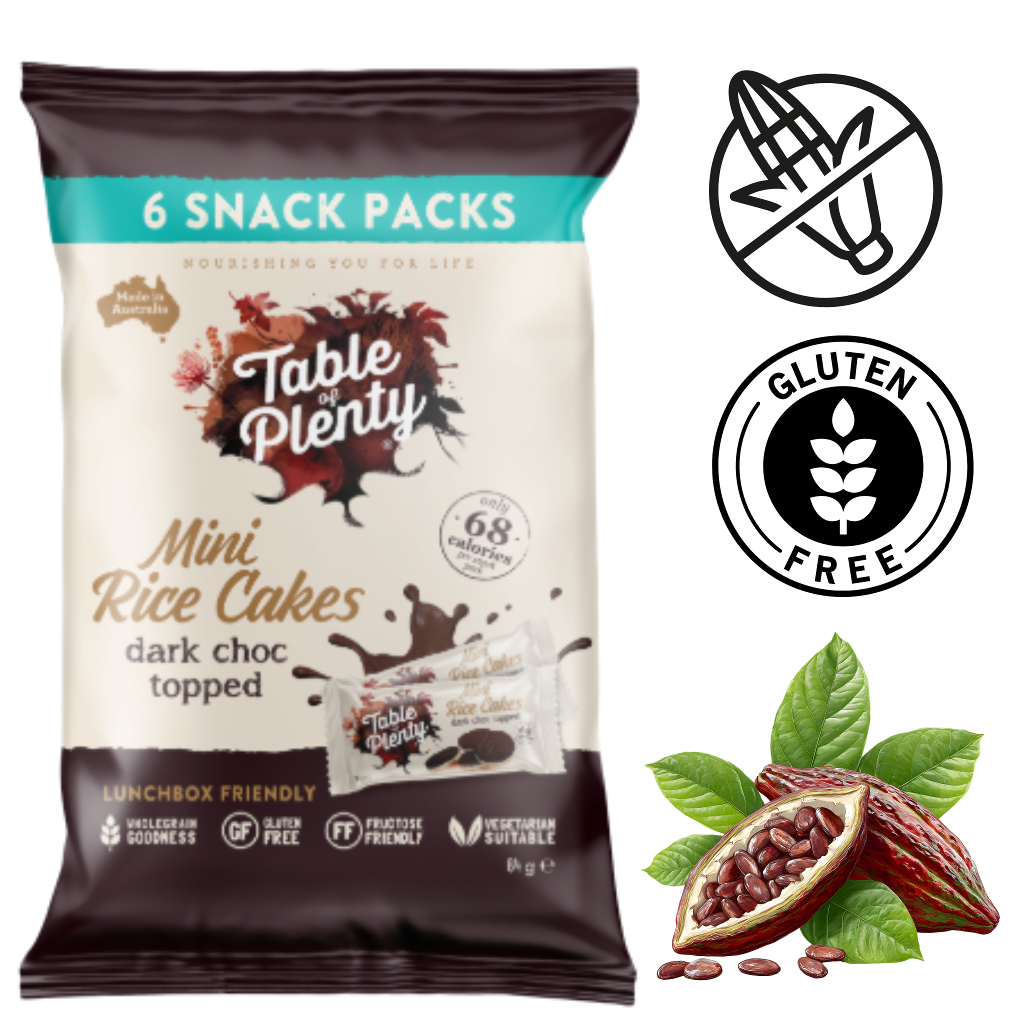 Table of Plenty Dark Chocolate Snack Pack (84g) Delivery March