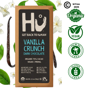 Hu Organic Vanilla Crunch Dark Choc (60g)