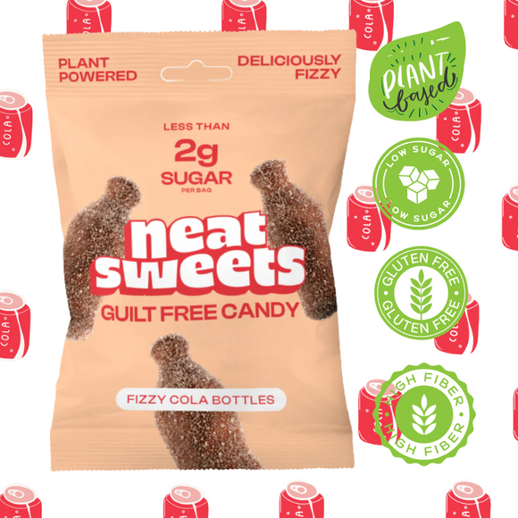 Neat Sweets Guilt Free Candy Fizzy Cola Bottles (50g)