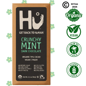 Hu Organic Crunchy Mint Dark Choc (60g)