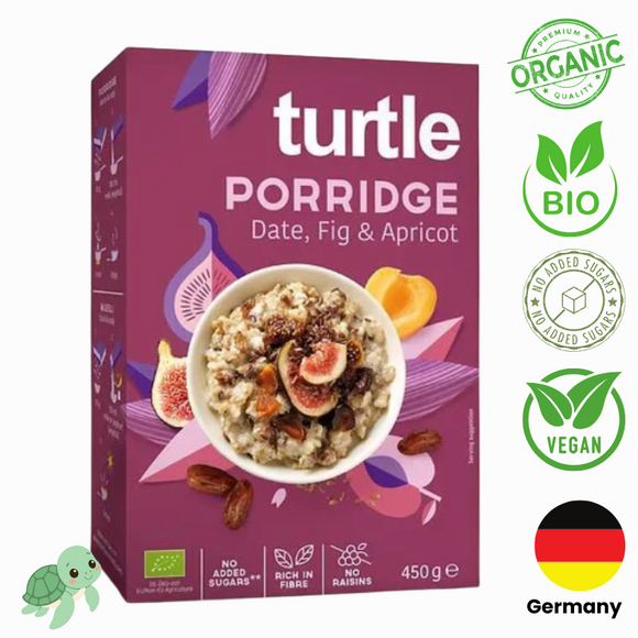 TURTLE Porridge Date, Fig Apricot (450g)