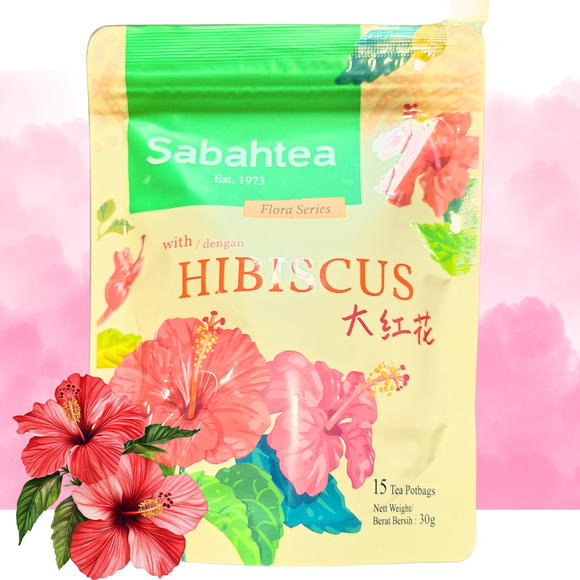 Sabah Tea Floral Tea Series - Hibiscus (15 x 2g) – Mrs Free Singapore