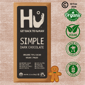 Hu Organic SIMPLE Dark Choc (60g)