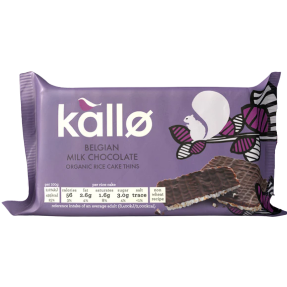 Kallo Milk Rice Cakes Thins 75G