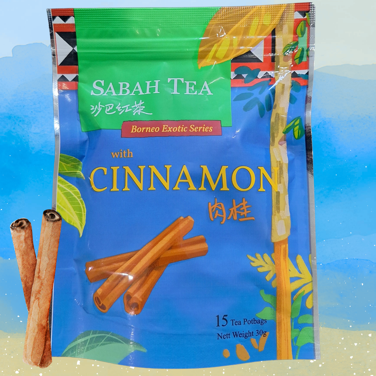 Sabah Tea Floral Tea Series - Cinnamon (15 x 2g) – Mrs Free Singapore