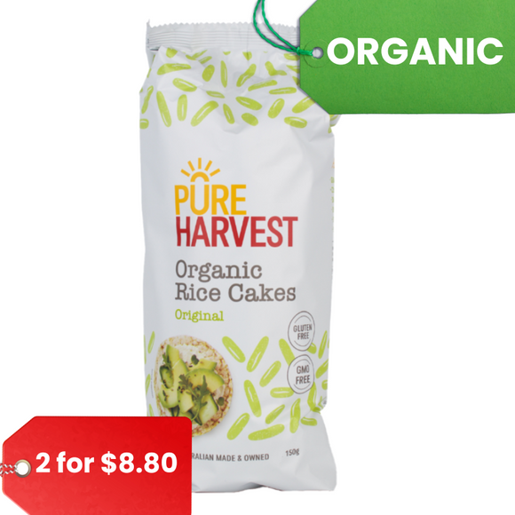 Pure Harvest ORGANIC Rice Cakes Original (150g)