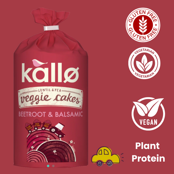 KALLO Beetroot Balsamic Veggie Cakes (122g)