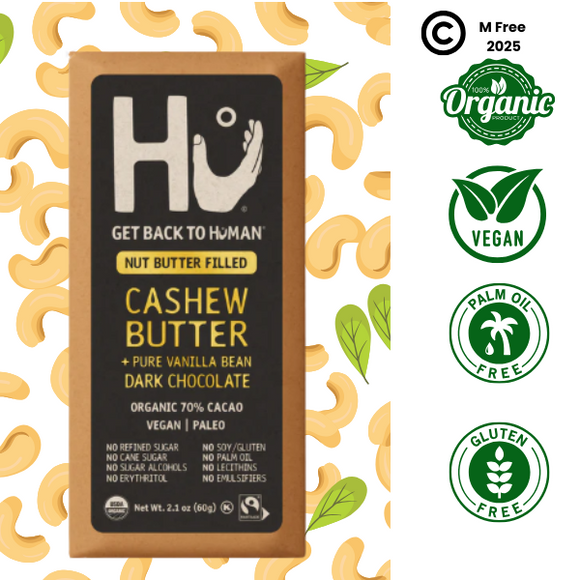 Hu Cashew Butter Pure Vanilla Bean Dark Chocolate (60g)