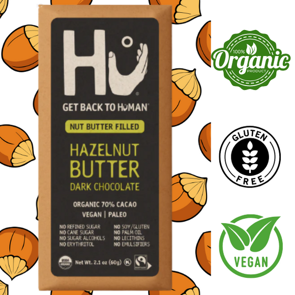 Hu Nut Butter Filled Hazelnut Butter Dark Choc (60g)