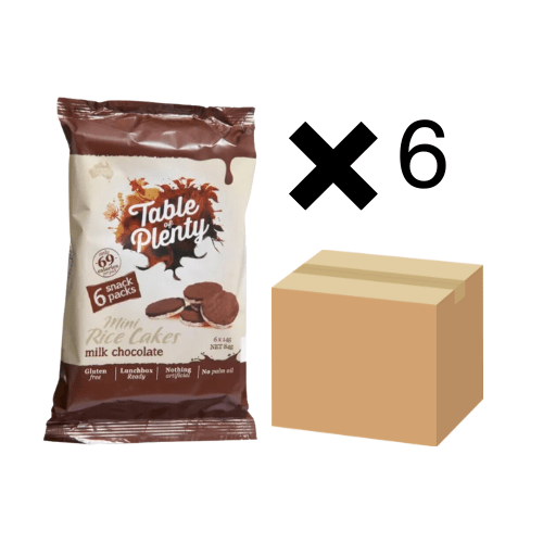 Table of Plenty Milk Choc Mini Rice Cakes (84g)(Indiv Packs and Carton Sale)