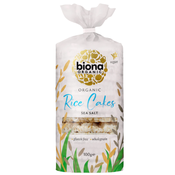 Biona Organic Rice Cakes No Salt 100G