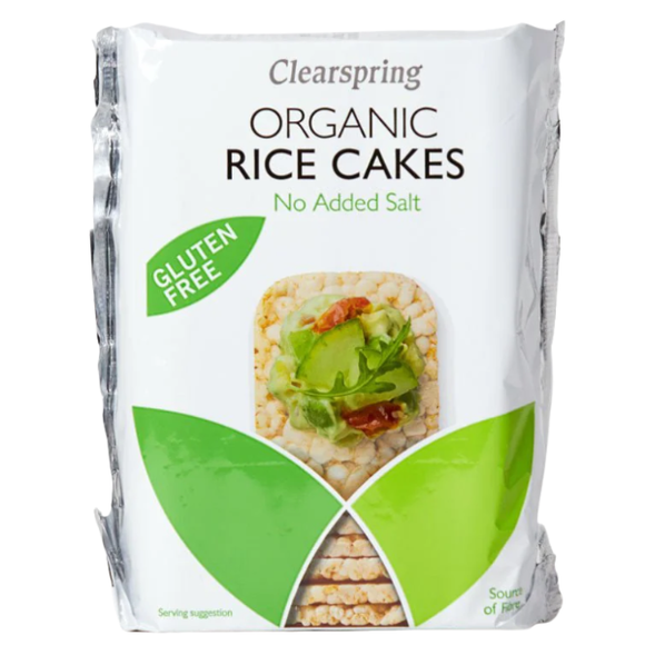 Clearspring Organic Rice Cakes No Added Salt (130G)