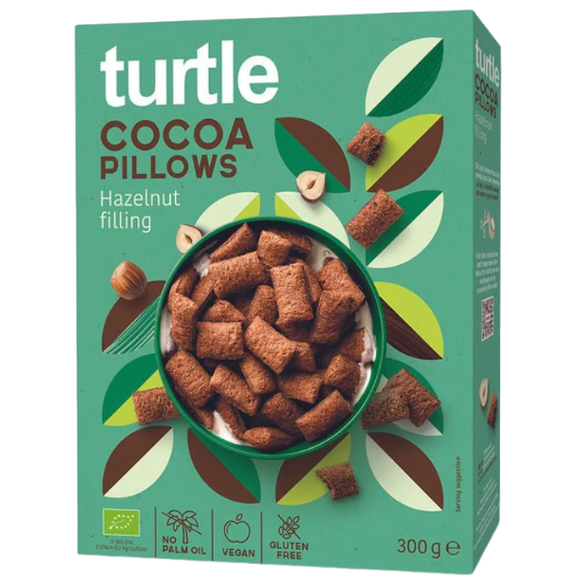 Turtle Cocoa Pillows with Hazelnut (300G)