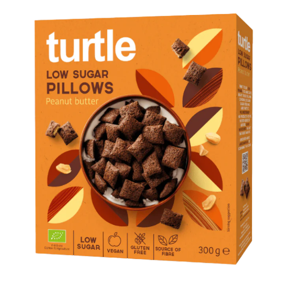 Turtle LOW SUGAR Pillows Peanut Butter (300G)