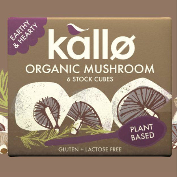 Kallo Organic Mushroom Stock Cubes (66g)