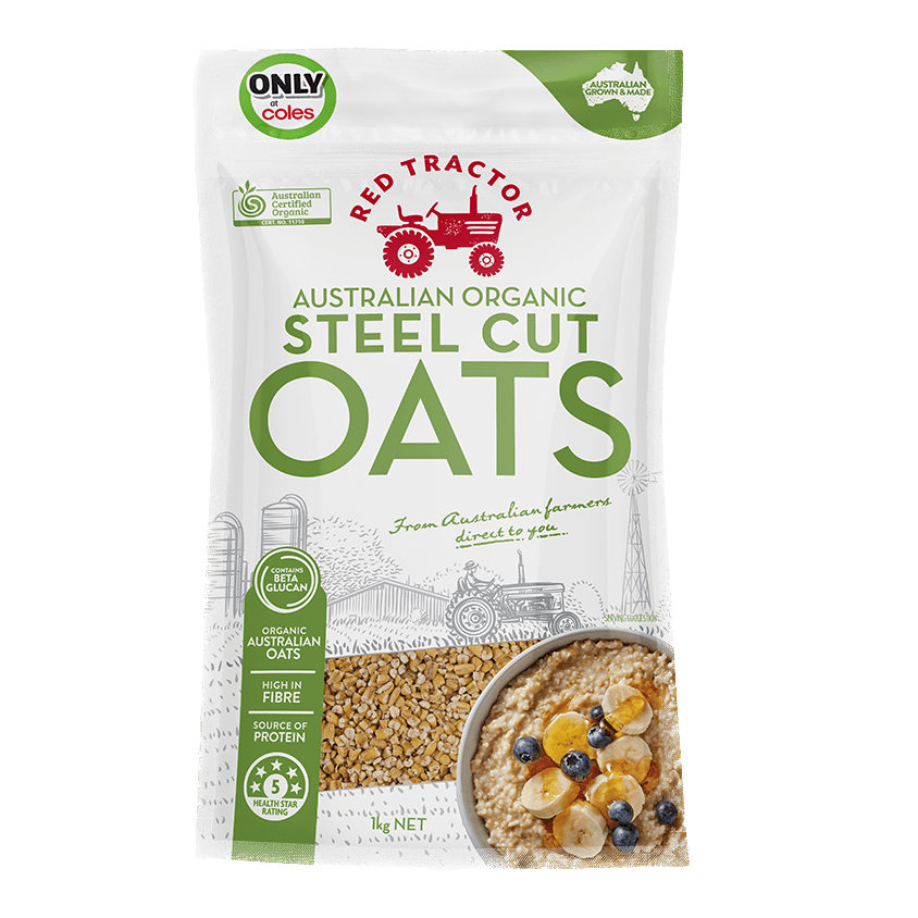 Red Tractor Australian Organic Steel Cut (1 kg) (Available NOW