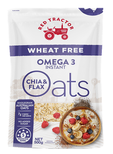 Red Tractor Omega 3 Wheat Free Australian Instant Oats (500g)