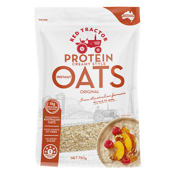 Red Tractor Protein Creamy Style Instant Oats (750g)