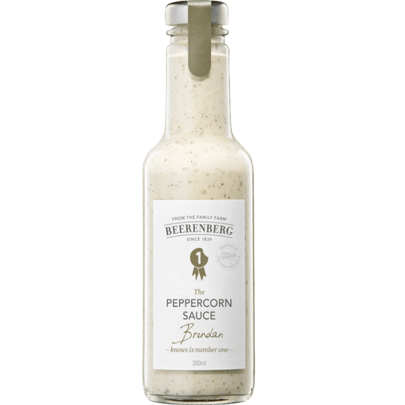 Beerenberg Peppercorn Sauce (300ml) - Bestseller!