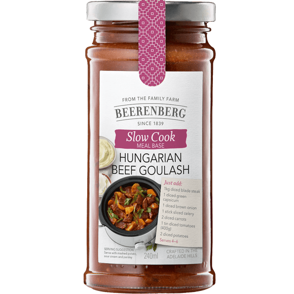 Beerenberg Slow Cooker Hungarian Beef Goulash (240ml)