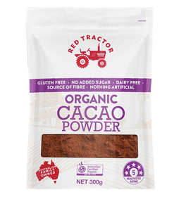 Red Tractor Organic Cacao Powder (300g) *Australian Certified Organic