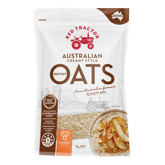 Red Tractor Australian Instant Oats (1 kg) (Available late Jan 25) - Mrs Free Singapore