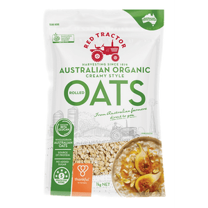 Red Tractor Australian Organic Rolled Oats (1 kg) - Mrs Free Singapore