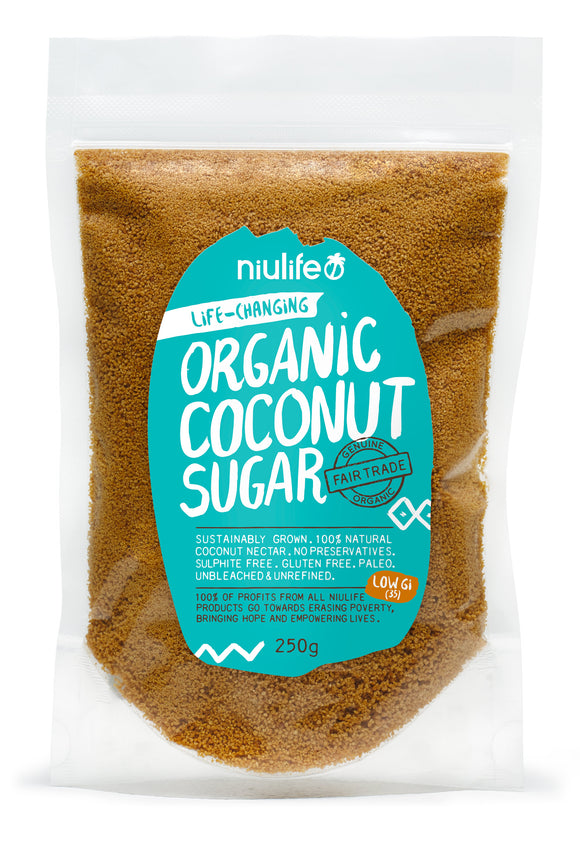 Coconut Sugar - Certified Organic 250g/500g Pouch - mrs-free-singapore