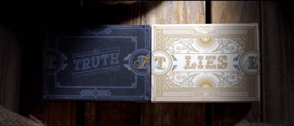 Truth And Lies Playing Cards, Set.  (PREORDER)