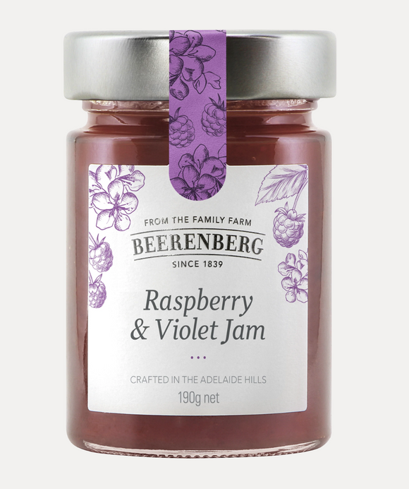 Beerenberg Raspberry Violet Jam (190g)