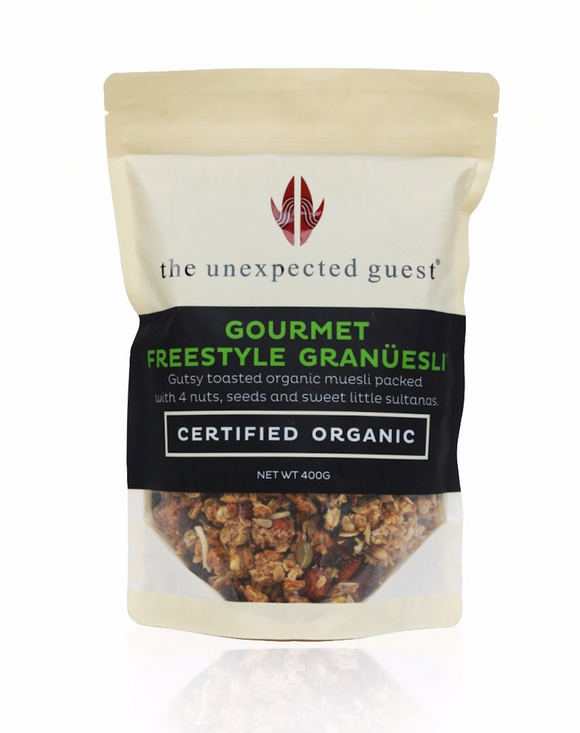 The Unexpected Guest Organic Freestyle Granüesli Granola - Award Winner - mrs-free-singapore