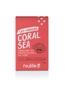 Niulife Virgin Coconut Oil Soap - Coral Sea (100g) - NEW!