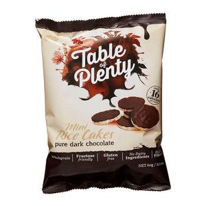 Table of Plenty Dark Chocolate Mini Rice Cakes (60g) - mrs-free-singapore